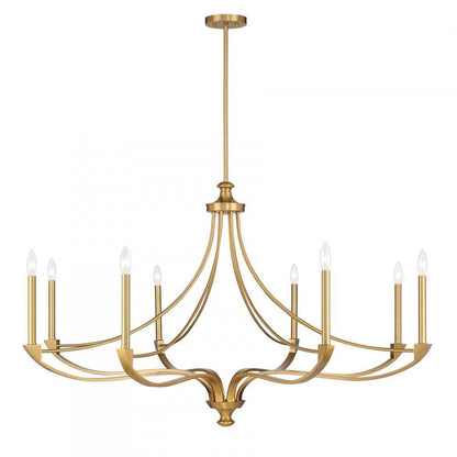 Savoy House Preserve 8-Light Chandelier Warm Brass
