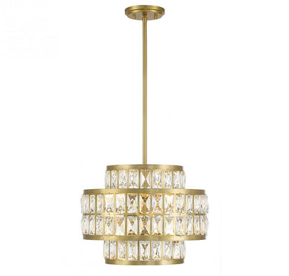 Savoy House Renzo 3-Light Pendant Warm Brass