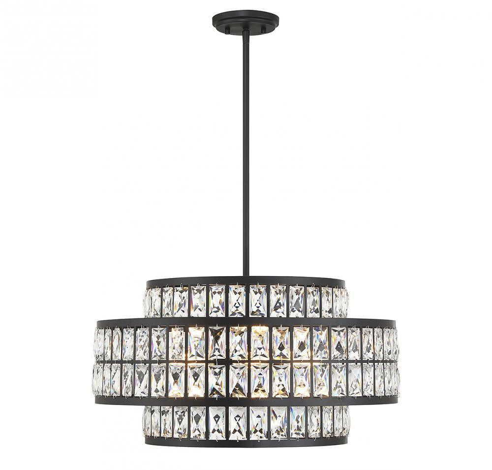 Savoy House Renzo 4-Light Pendant Matte Black
