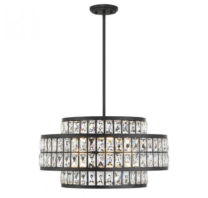 Savoy House Renzo 4-Light Pendant Matte Black