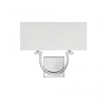 Savoy House Rhodes 2-Light Wall Sconce Polished Nickel