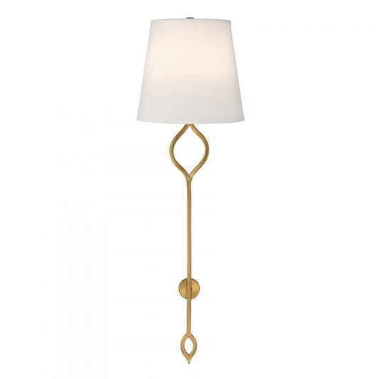 Savoy House Roxbury 2-Light Wall Sconce Warm Brass
