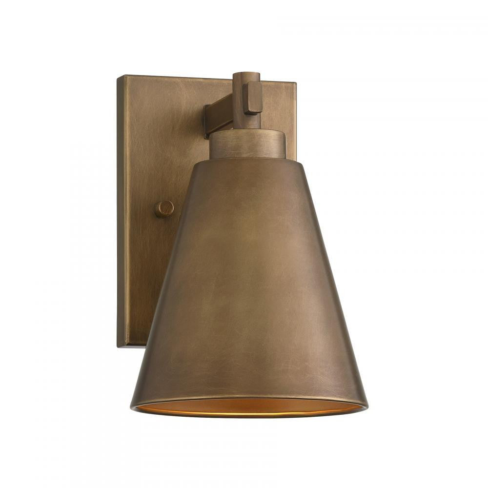 Savoy House Ryder 1-Light Outdoor Wall Lantern Atlas Bronze