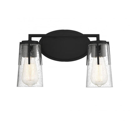 Savoy House Sacremento 2-Light Bath Vanity Black