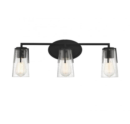Savoy House Sacremento 3-Light Bath Vanity Satin Nickel