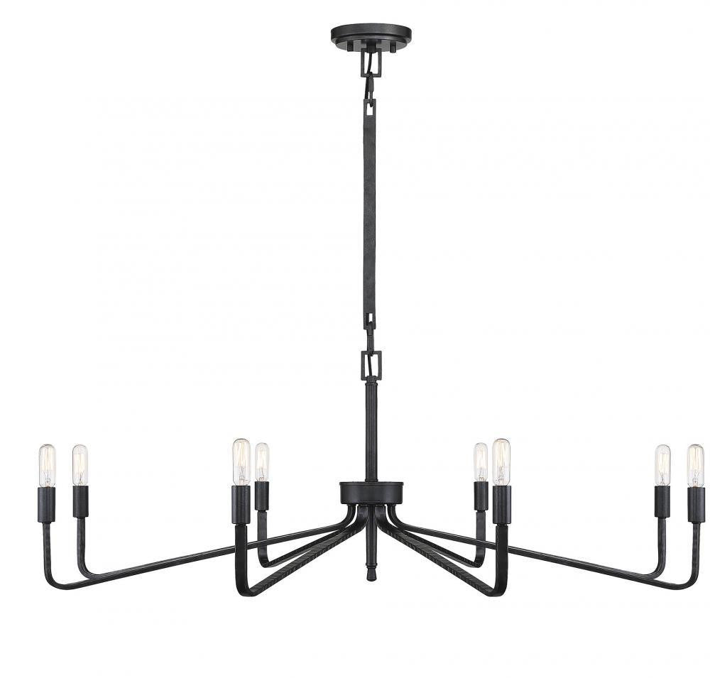 Savoy House Salem 8-Light Chandelier Forged Iron