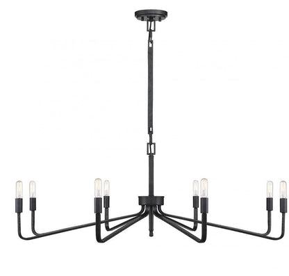 Savoy House Salem 8-Light Chandelier Forged Iron