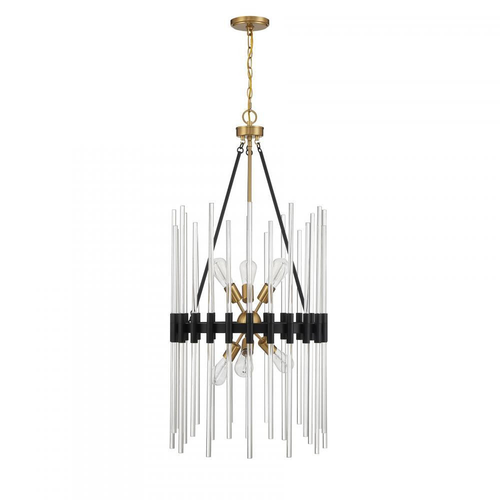 Savoy House Santiago 6-Light Pendant Accents