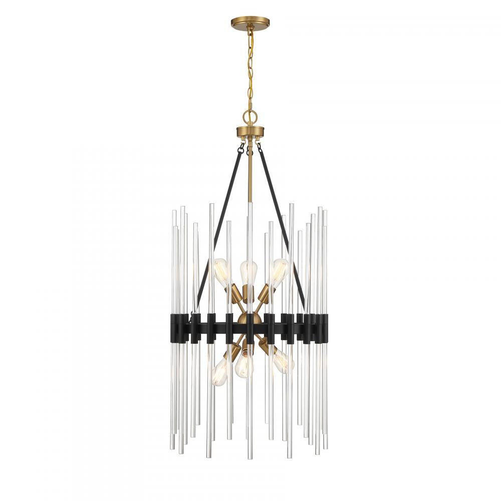 Savoy House Santiago 6-Light Pendant Accents