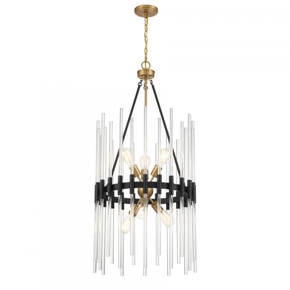 Savoy House Santiago 6-Light Pendant Accents