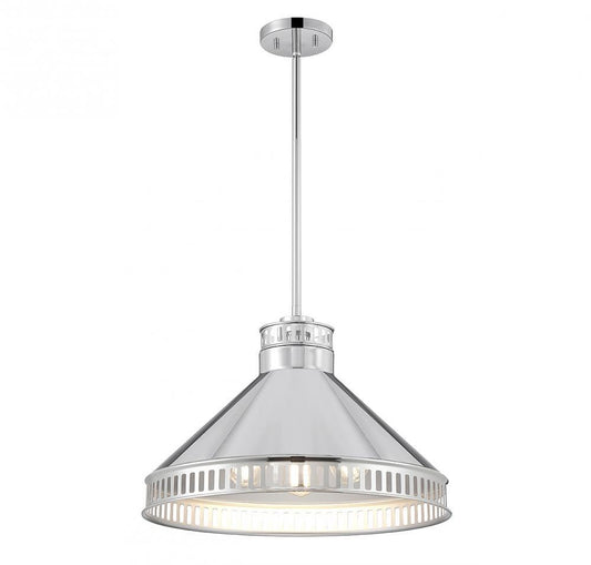 Savoy House Seagram 3-Light Pendant Polished Nickel