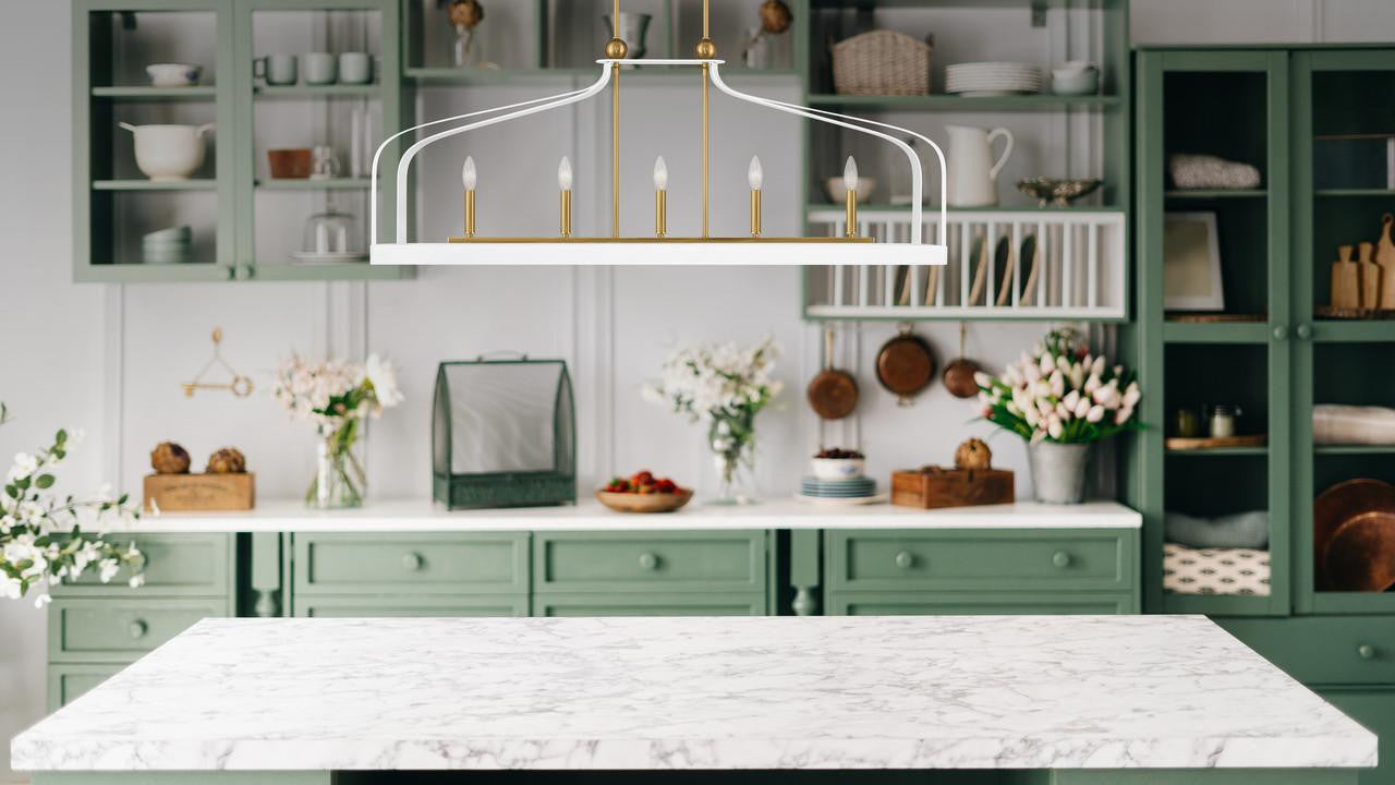 Savoy House Sheffield 5-Light Linear Chandelier