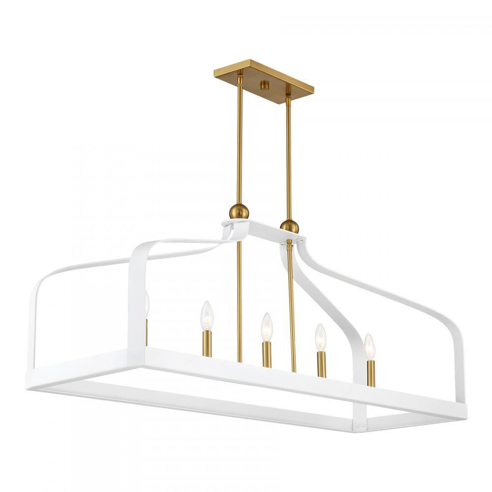 Savoy House Sheffield 5-Light Linear Chandelier