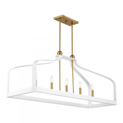 Savoy House Sheffield 5-Light Linear Chandelier