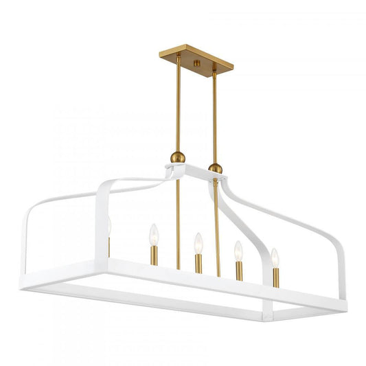Savoy House Sheffield 5-Light Linear Chandelier