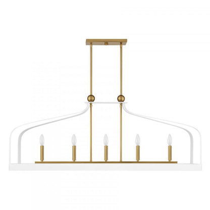 Savoy House Sheffield 5-Light Linear Chandelier