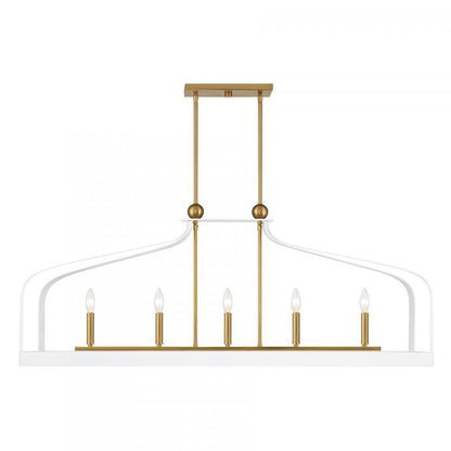 Savoy House Sheffield 5-Light Linear Chandelier