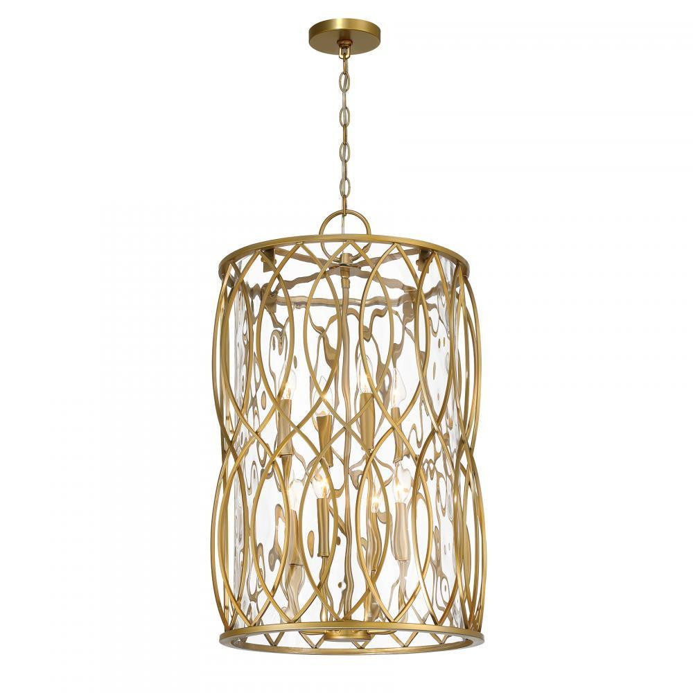 Savoy House Snowden 8-Light Pendant in Burnished Brass, Savoy House 7-2004-8-171 ALXL7