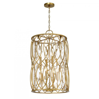 Savoy House Snowden 8-Light Pendant in Burnished Brass, Savoy House 7-2004-8-171 ALXL7