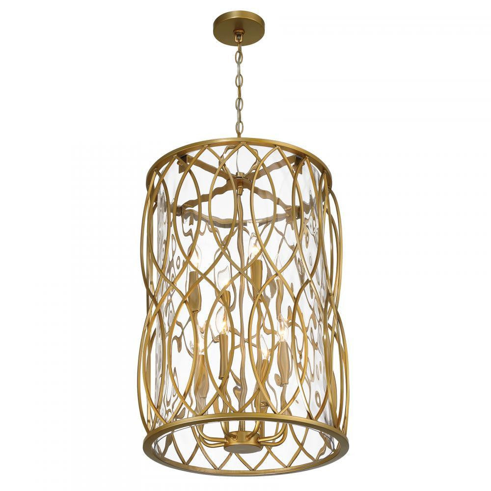 Savoy House Snowden 8-Light Pendant in Burnished Brass, Savoy House 7-2004-8-171 ALXL7