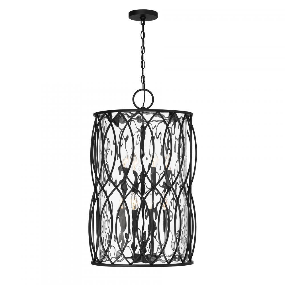 Savoy House Snowden 8-Light Pendant in Matte Black, Savoy House 7-2004-8-89 ALXL8