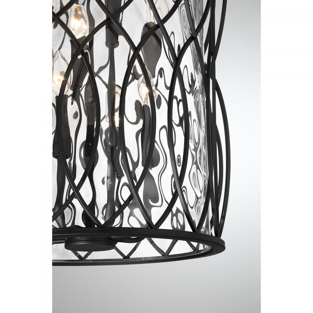 Savoy House Snowden 8-Light Pendant in Matte Black, Savoy House 7-2004-8-89 ALXL8