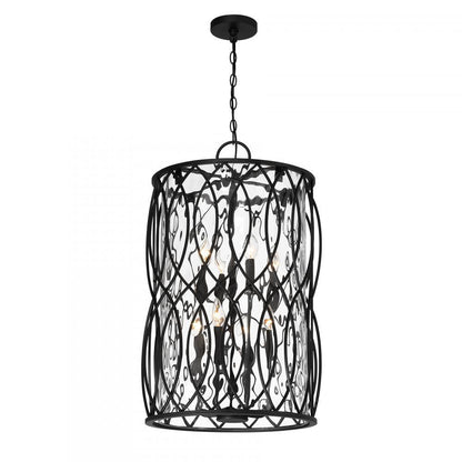 Savoy House Snowden 8-Light Pendant in Matte Black, Savoy House 7-2004-8-89 ALXL8
