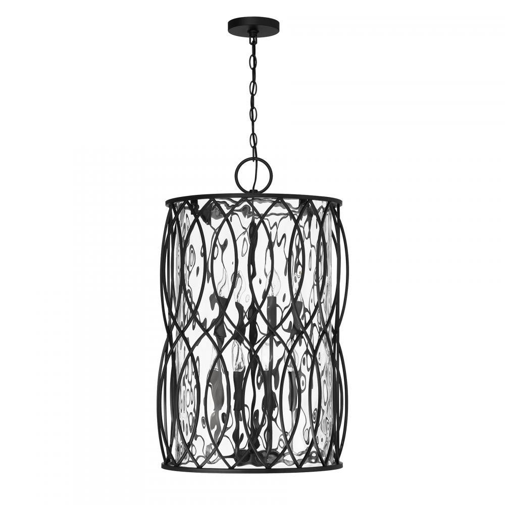 Savoy House Snowden 8-Light Pendant in Matte Black, Savoy House 7-2004-8-89 ALXL8