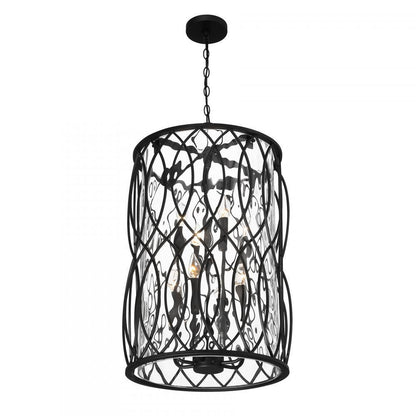 Savoy House Snowden 8-Light Pendant in Matte Black, Savoy House 7-2004-8-89 ALXL8