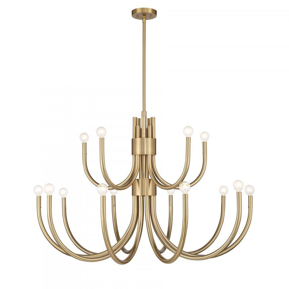 Savoy House Sorrento 15-Light Chandelier Matte Black