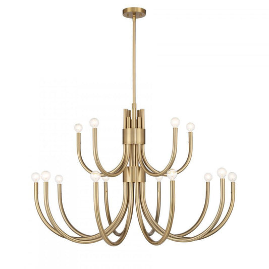 Savoy House Sorrento 15-Light Chandelier Matte Black