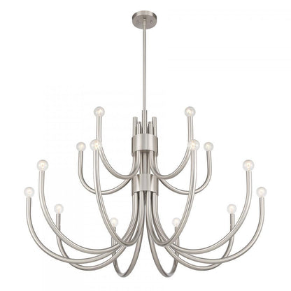 Savoy House Sorrento 15-Light Chandelier in Satin Nickel, Savoy House 1-6682-15-SN ALYLC