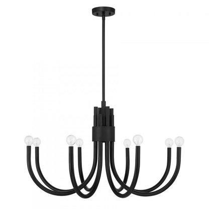 Savoy House Sorrento 8-Light Chandelier in Matte Black, Savoy House 1-6680-8-89 ALYL7