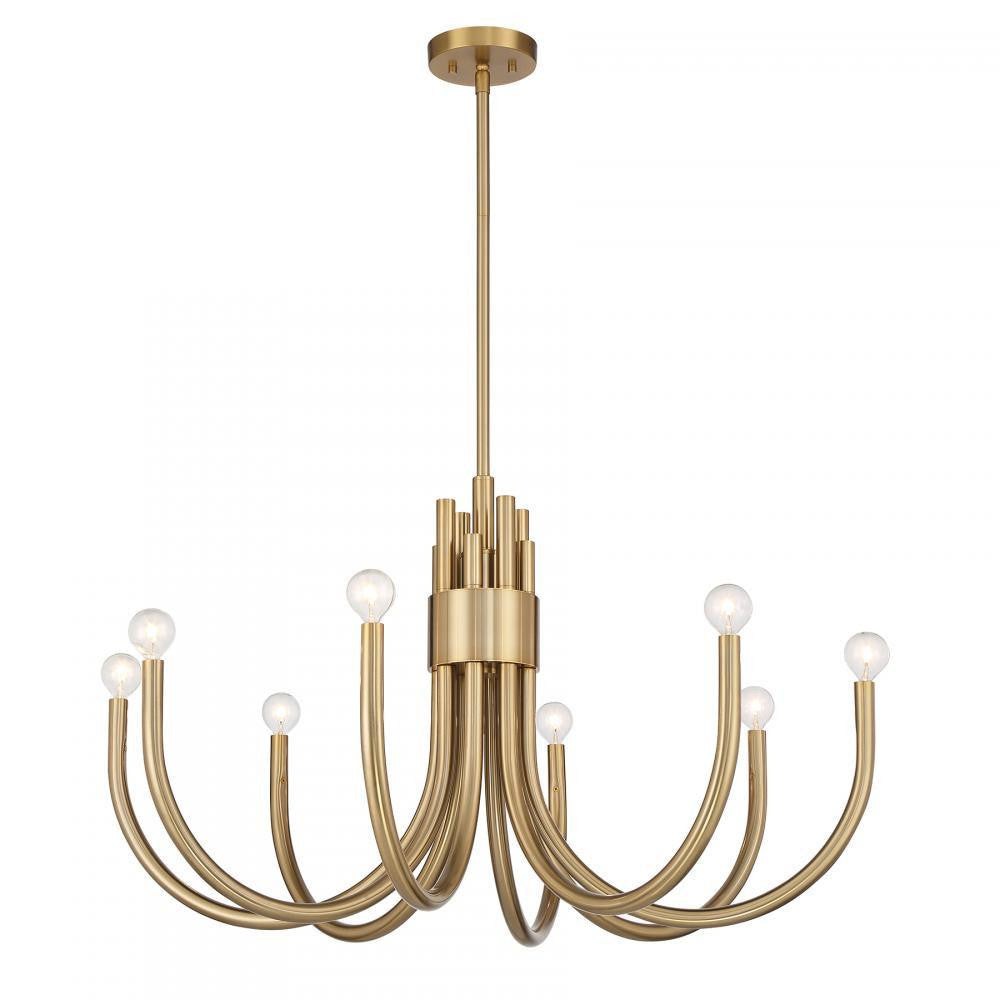 Savoy House Sorrento 8-Light Chandelier Matte Black