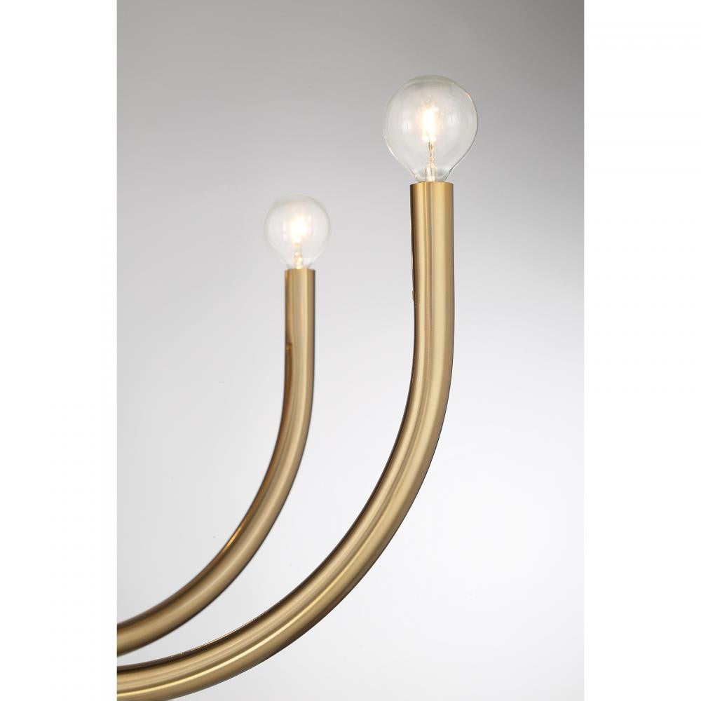 Savoy House Sorrento 8-Light Chandelier Satin Nickel