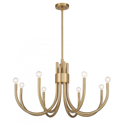 Savoy House Sorrento 8-Light Chandelier in Noble Brass, Savoy House 1-6680-8-127 ALYL6