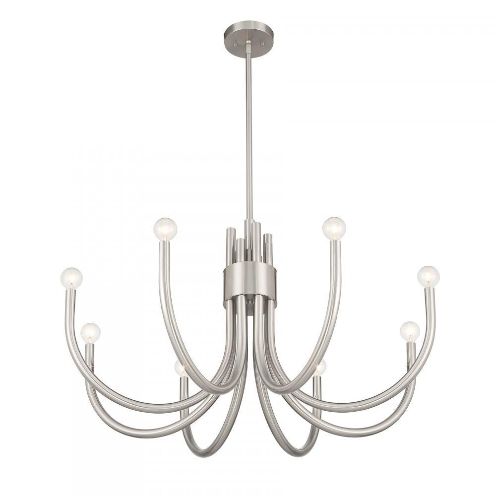 Savoy House Sorrento 8-Light Chandelier in Satin Nickel, Savoy House 1-6680-8-SN ALYL8