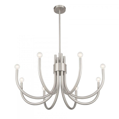 Savoy House Sorrento 8-Light Chandelier in Satin Nickel, Savoy House 1-6680-8-SN ALYL8