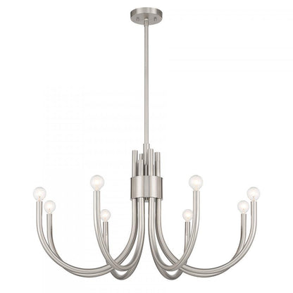 Savoy House Sorrento 8-Light Chandelier in Satin Nickel, Savoy House 1-6680-8-SN ALYL8