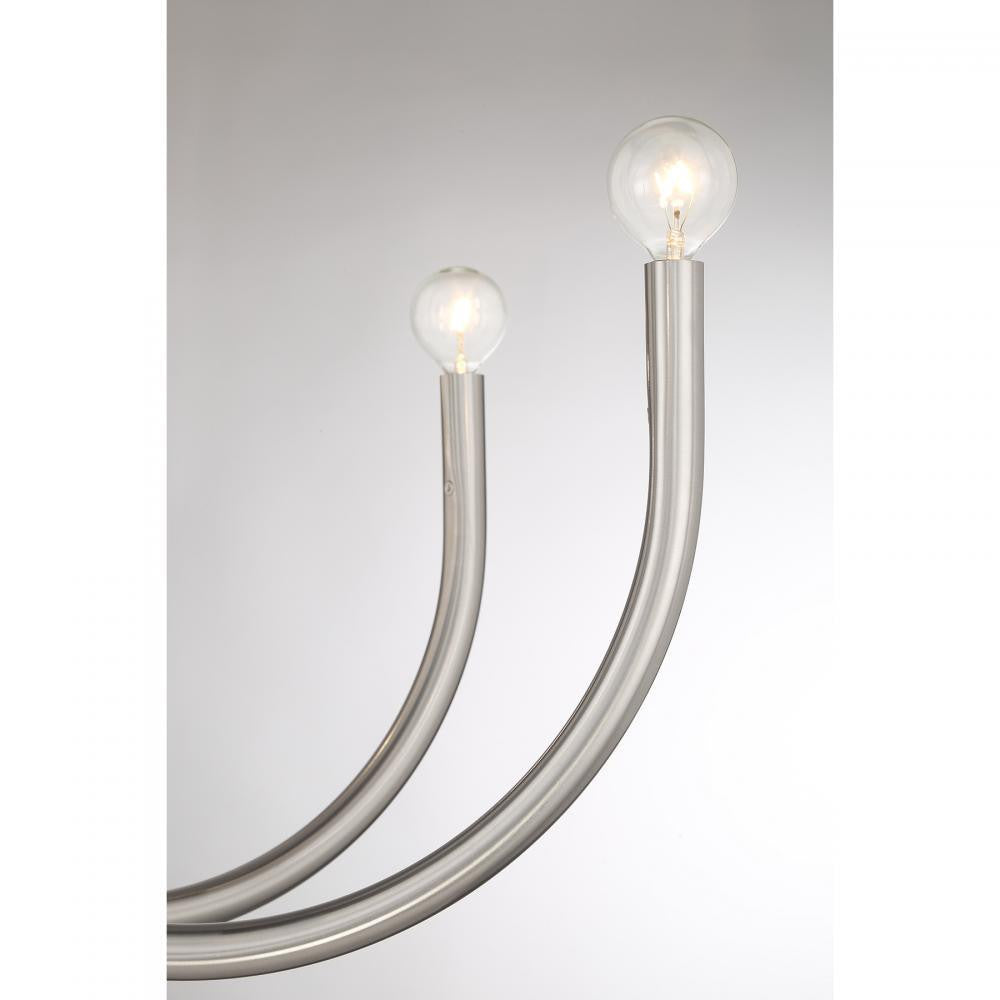 Savoy House Sorrento 8-Light Chandelier in Satin Nickel, Savoy House 1-6680-8-SN ALYL8