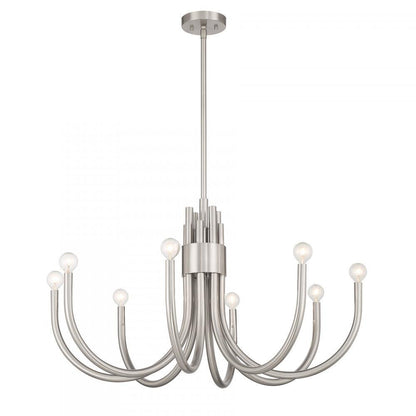 Savoy House Sorrento 8-Light Chandelier in Satin Nickel, Savoy House 1-6680-8-SN ALYL8