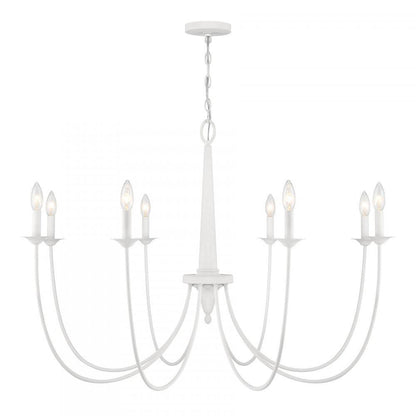 Savoy House Stonecrest 8-Light Chandelier in Bisque White, Savoy House 1-1202-8-83 ALWMA