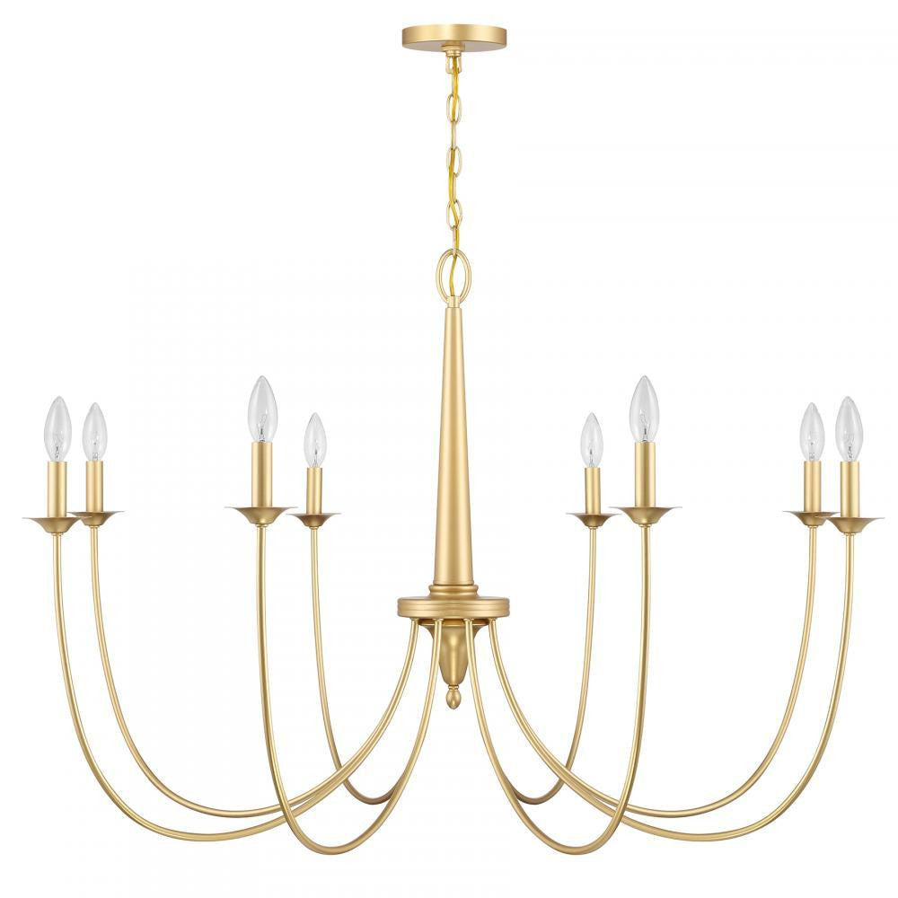 Savoy House Stonecrest 8-Light Chandelier in French Gold, Savoy House 1-1202-8-186 ALWM9