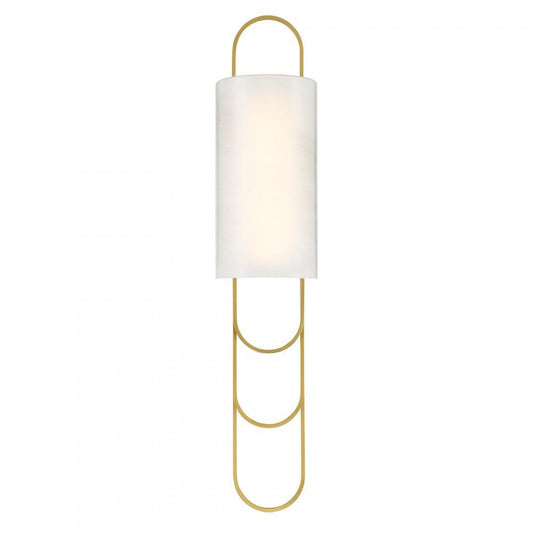 Savoy House Tartine 1-Light LED Wall Sconce Warm Brass