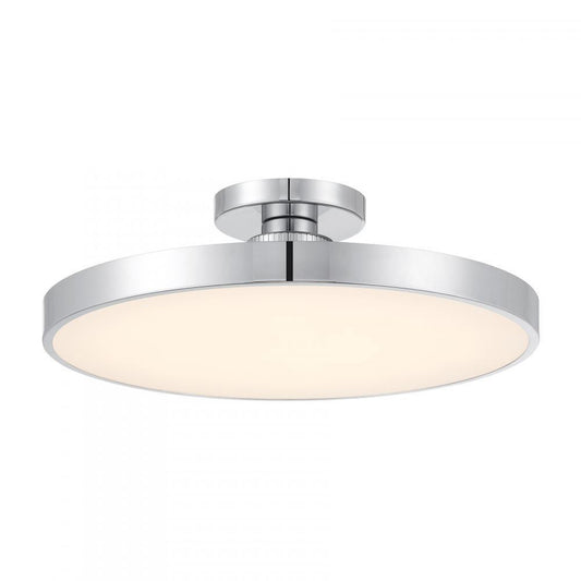 Savoy House Thayer 1-Light LED Ceiling Light Chrome