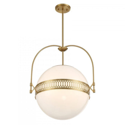 Savoy House Thornhill 3-Light Pendant Warm Brass