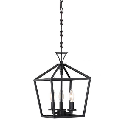 Savoy House Townsend 3-Light Pendant Black
