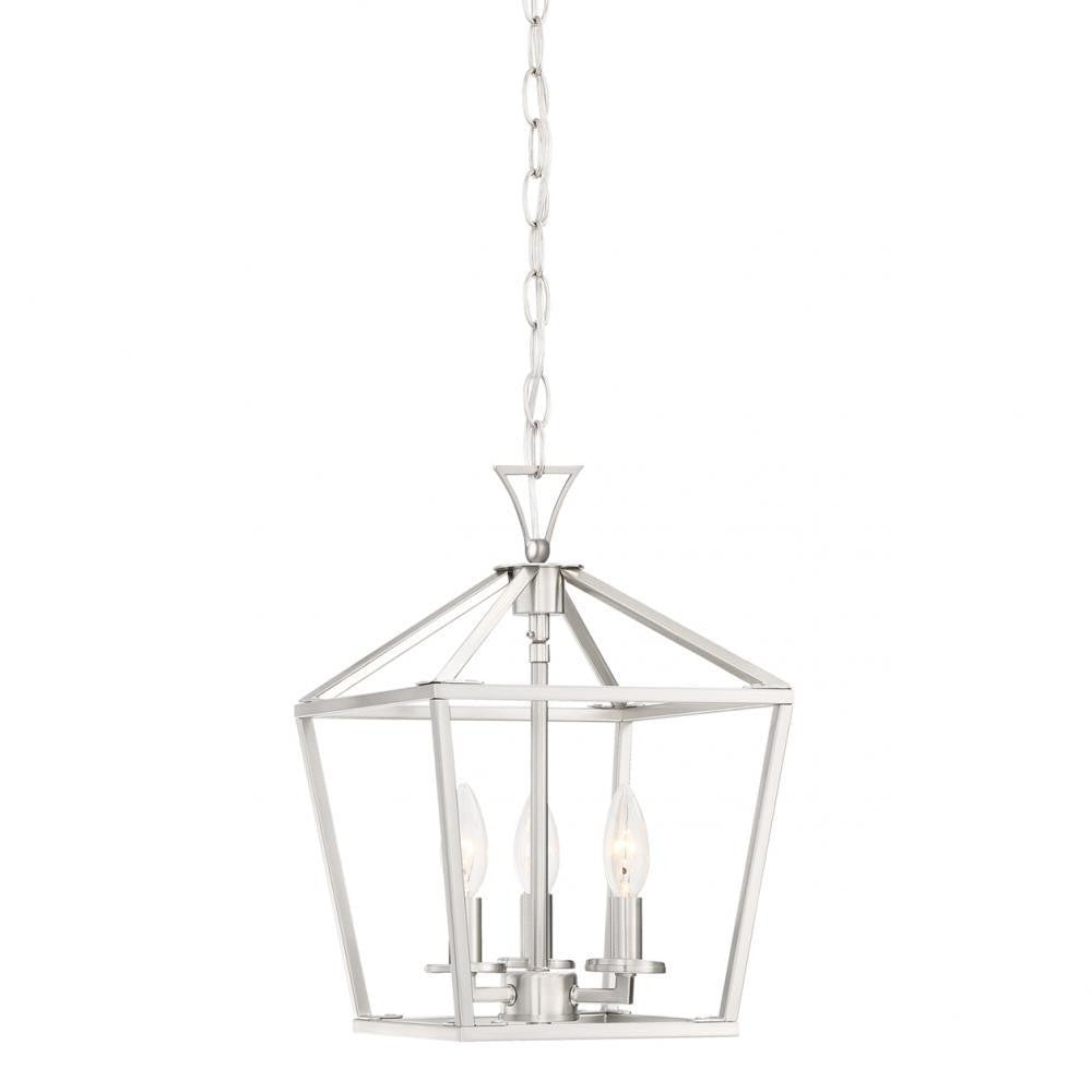 Savoy House Townsend 3-Light Pendant Nickel