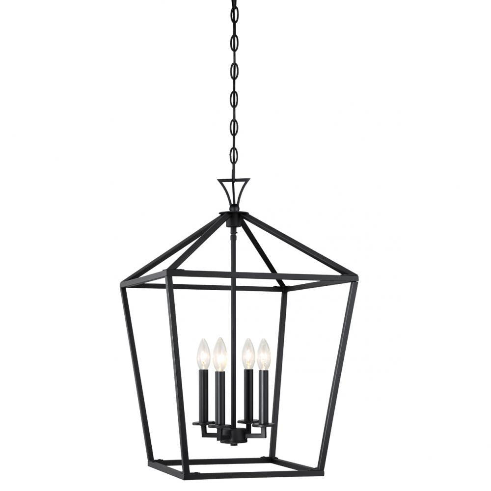 Savoy House Townsend 4-Light Pendant Black