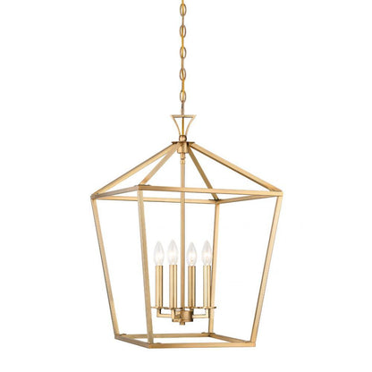 Savoy House Townsend 4-Light Pendant Brass